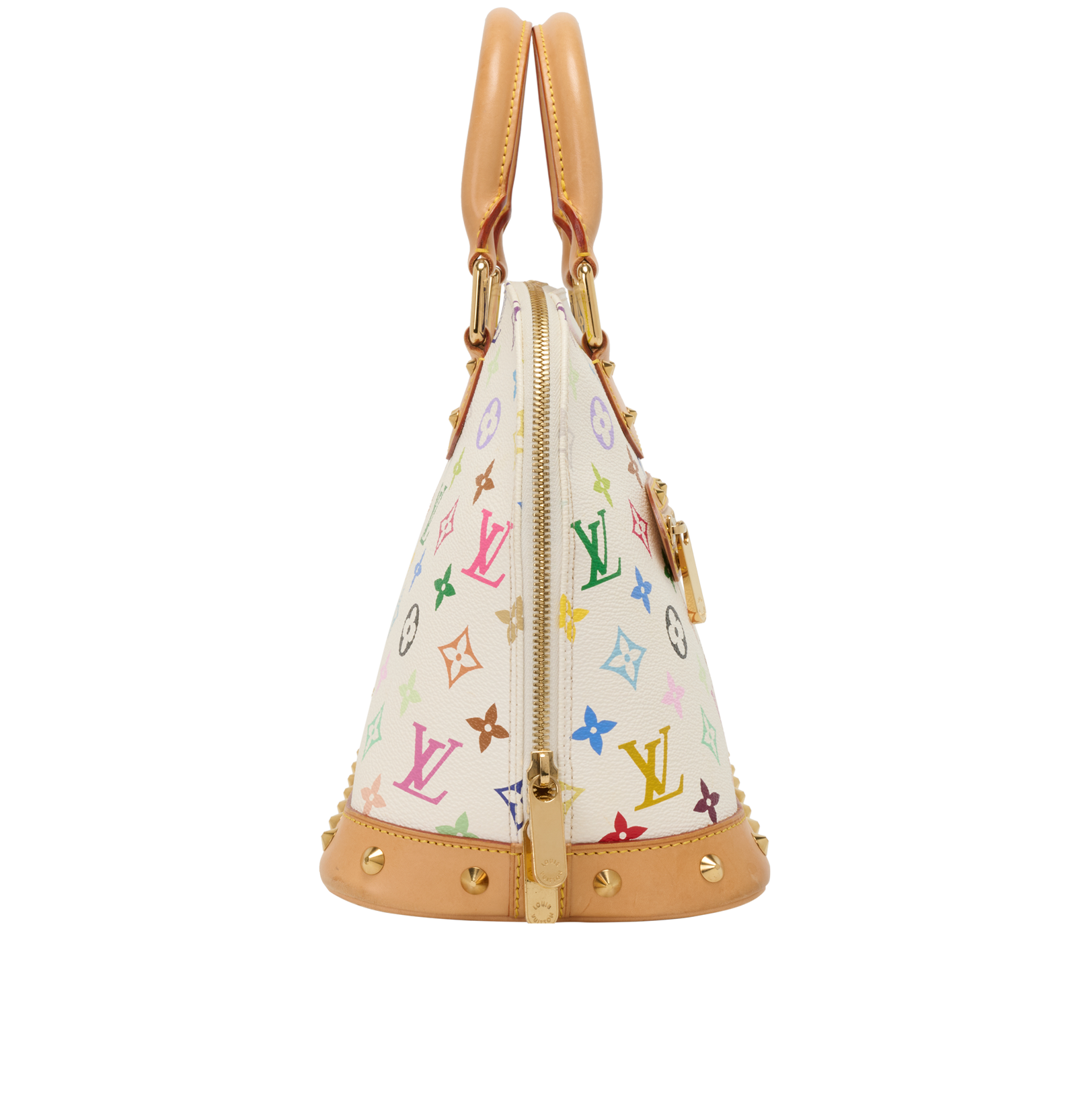 x Takashi Murakami Alma PM, &pound;1,100, Handbags, White, Canvas, Side view